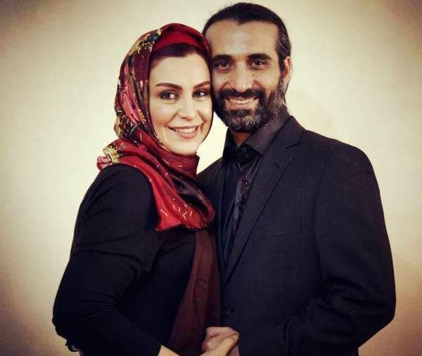 عکس ماه چهره خلیلی و همسرش
