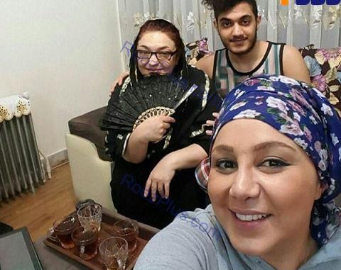 عکس بهنوش بختیاری و پسرش