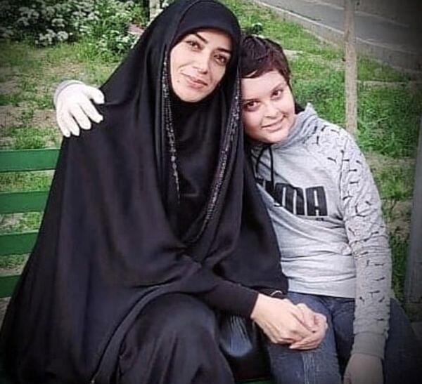 عکس الهام چرخنده و همسر سابقش