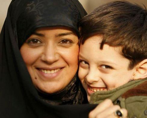 عکس الهام چرخنده و همسر سابقش