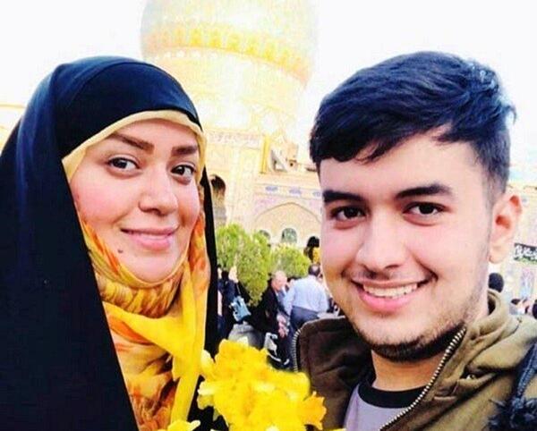عکس الهام چرخنده و همسر سابقش