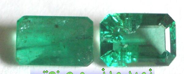 عکس سنگ زمرد سبز