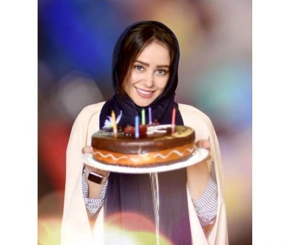 عکس الناز حبیبی تولدش