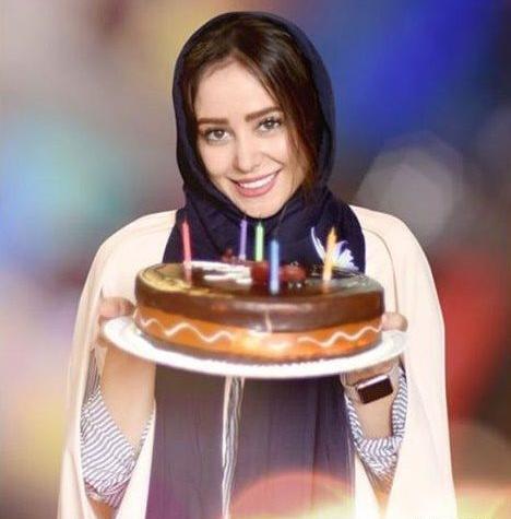 عکس الناز حبیبی تولدش