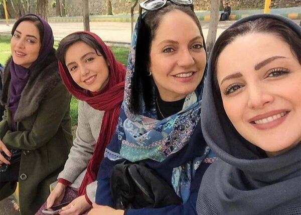 عکس بهاره کیان افشار و دوستانش