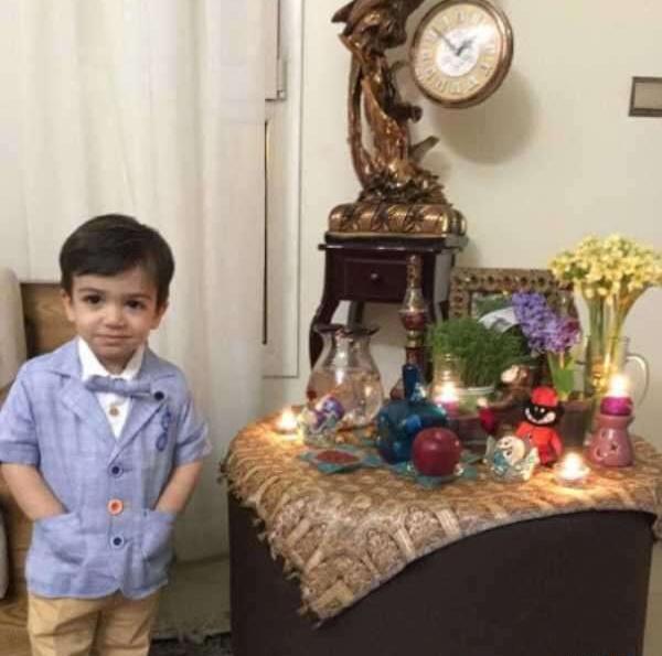 عکس بچه حامد آهنگی