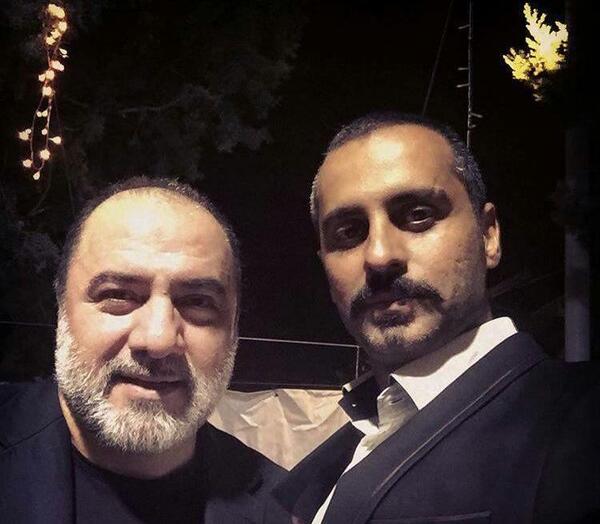 عکس فرهاد قائمیان و همسرش
