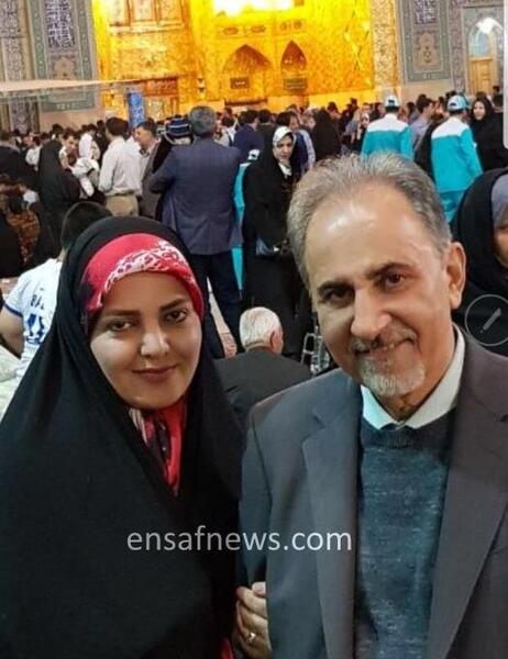 عکس زن احمد نجفی