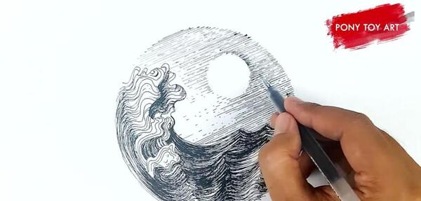 عکس ایده برای نقاشی با مداد سیاه