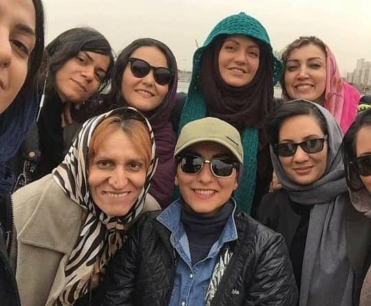 عکس آتیه جاوید و همسرش