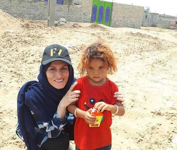عکس آتیه جاوید و همسرش