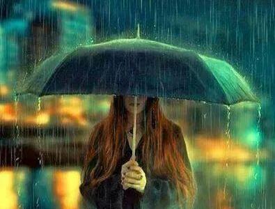 عکس پروفایل غمگین زیر بارون