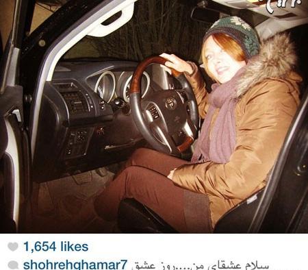 عکس یهویی پشت فرمون