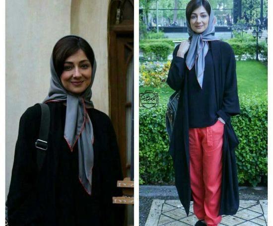 عکس لیندا کیانی با جوراب شلواری