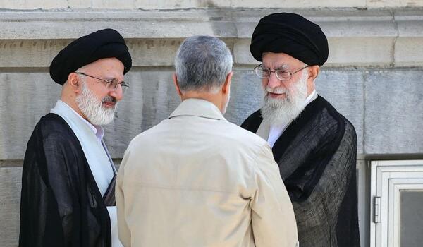 عکس سردار سلیمانی و آقای رئیسی
