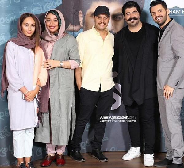 عکس از جواد عزتی با همسرش
