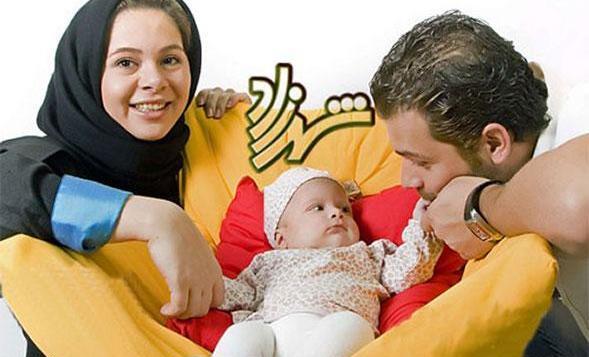 عکس بچه ی پژمان بازغی