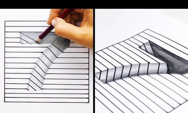 عکس ایده برای نقاشی سه بعدی