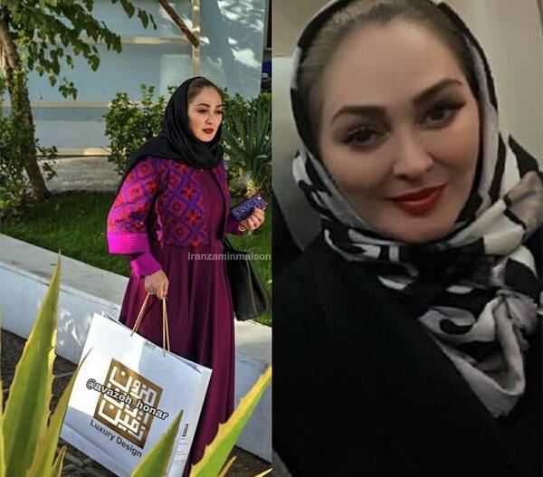 عکس تبلیغات الهام حمیدی