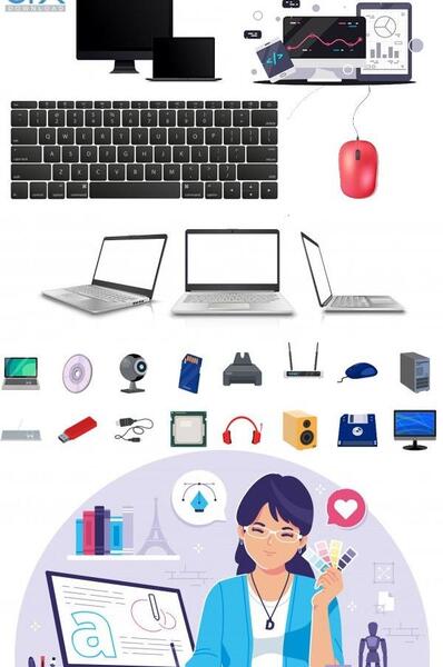 عکس وکتور لپ تاپ