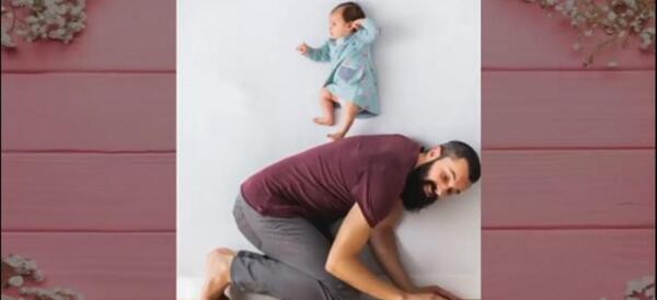 ایده عکس خانگی نوزاد