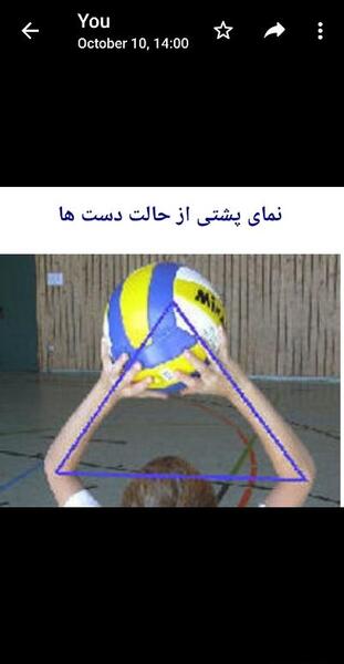 عکس گارد ایستاده در والیبال