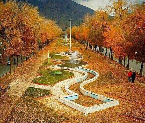 عکس پاییز طاق بستان