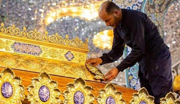 عکس ضریح حرم حضرت زینب