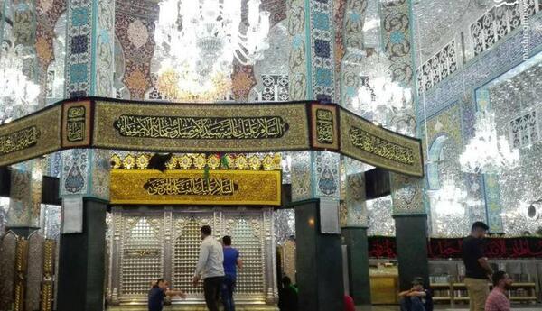 عکس ضریح حرم حضرت زینب