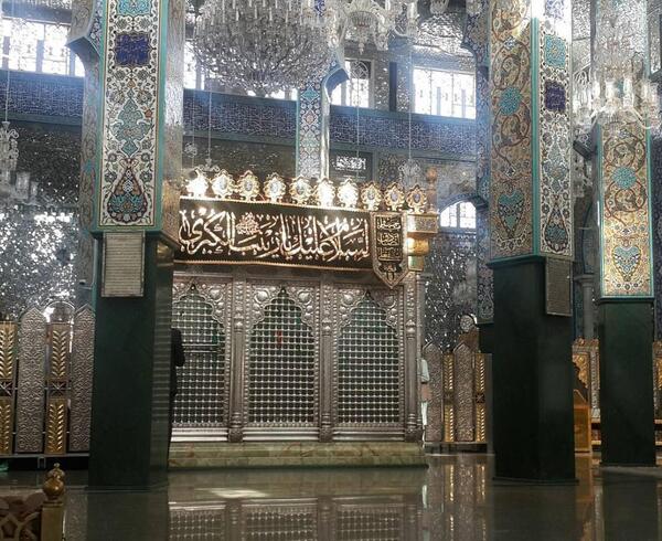 عکس ضریح حرم حضرت زینب