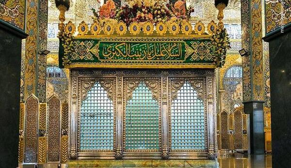 عکس ضریح حرم حضرت زینب