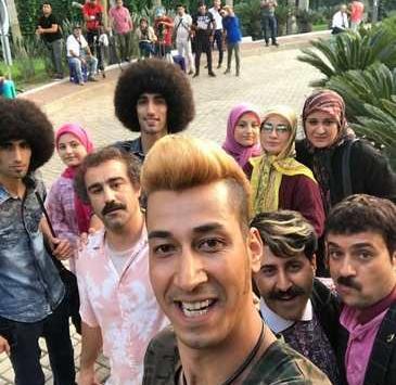 عکس بهرام افشاری در خندوانه