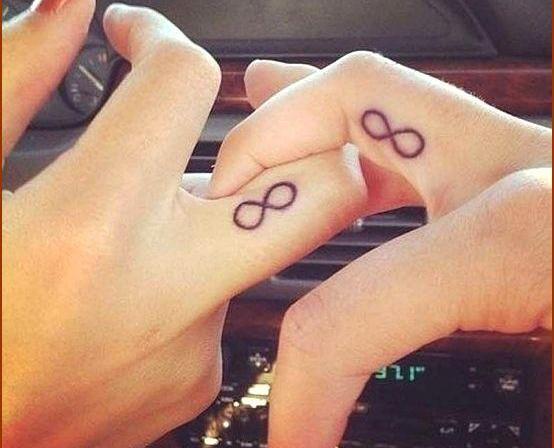 عکس تاتو عاشقانه ست
