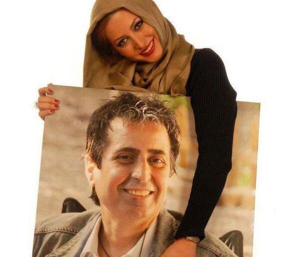 عکس فریبا نادری با پسرش