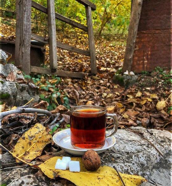 عکس صبح بخیر با چای