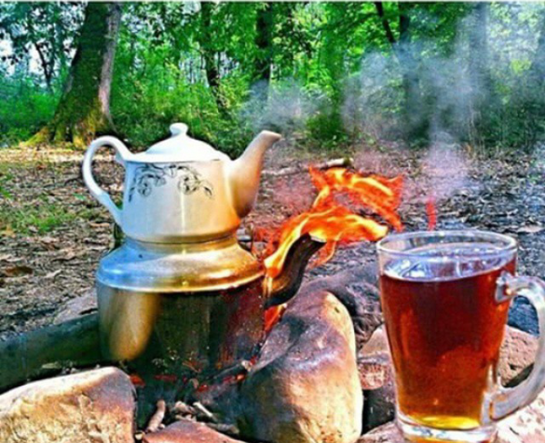 عکس صبح بخیر با چای