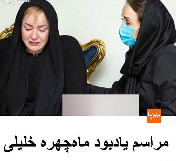 عکس سوسن پرور در مراسم ماه چهره