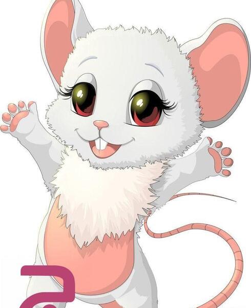 عکس نقاشی فانتزی موش