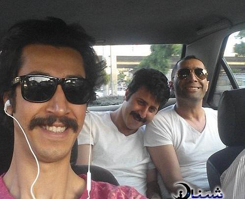 عکس بهرام افشاری با همسرش