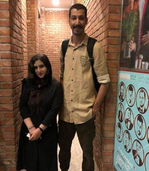 عکس بهرام افشاری با همسرش