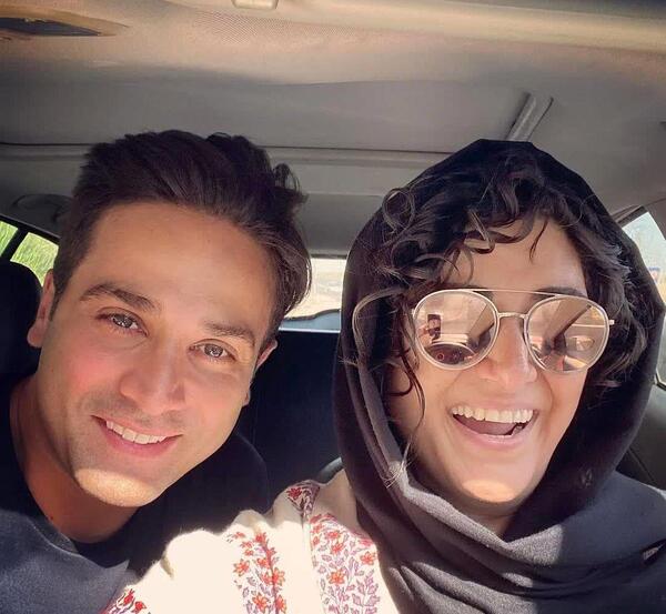 عکس باران کوثری و برادرش