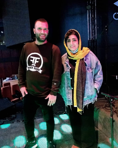عکس باران کوثری و برادرش