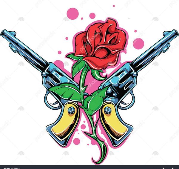 عکس وکتور تفنگ