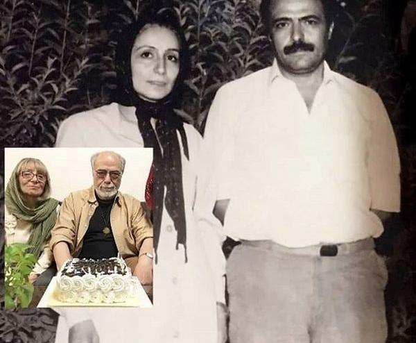 عکس اکبر زنجانپور و همسرش