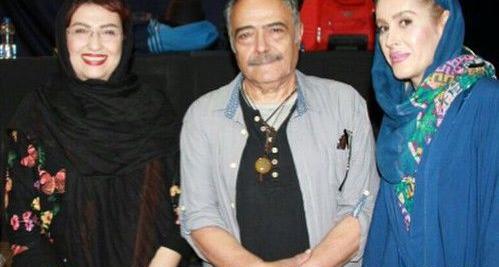 عکس اکبر زنجانپور و همسرش