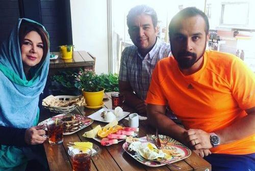عکس بهروز پناهنده همسر شهره سلطانی