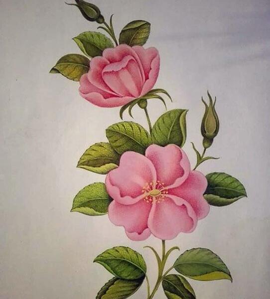 عکس ایده برای نقاشی گل
