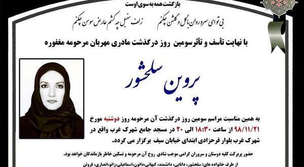 عکس مادر امیر علی دانایی