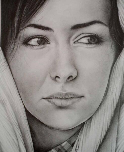 عکس نقاشی صورت ساده