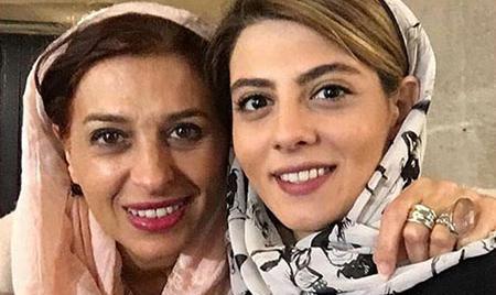 عکس فرهاد آئیش با همسرش